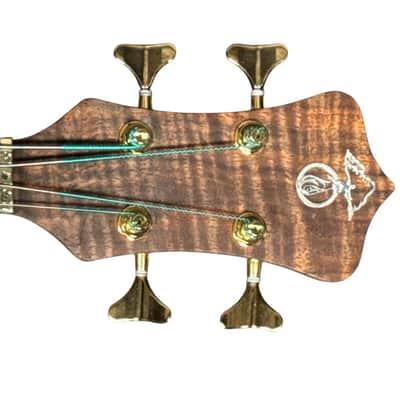 Alembic Stanley Clarke "Brown Bass", Flame Walnut with Ebony, BLUE LEDS *IN STOCK*** image 20