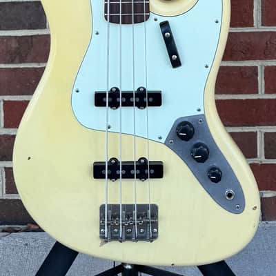 Nash JB-63, Cream, Ash Body, Maple Neck, Rosewood Fretboard, Light Aging, Lollar Vintage JB Set, Hardshell Case image 2