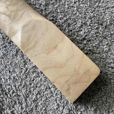 Short Scales Maple Wood Guitar Neck, 21 Frets Fingerboard image 10