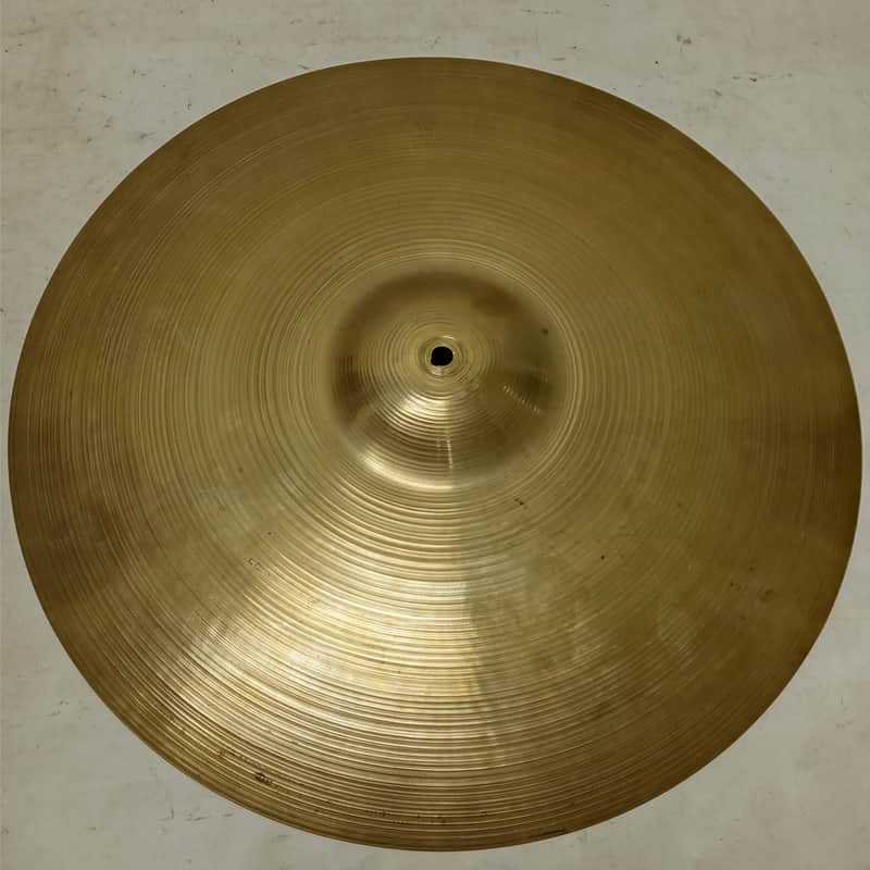 Zildjian 21"60s Short Stamp Ride/Crash Cymbal 2385g-Thin Avedis B20 A Vintage US image 1