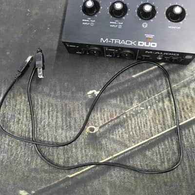 M-Audio M-Track Duo USB Audio Interface 2021 - Black image 4