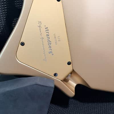 Strandberg Boden Bass Prog 5 10th Anniversary — GOLD (1 of 5 Worldwide) image 10