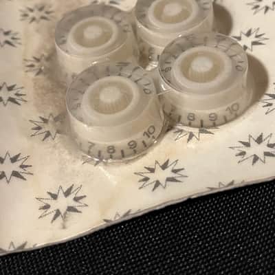1970’s/80’s NOS Mighty Mite Speed Knobs Travis Bean White image 2