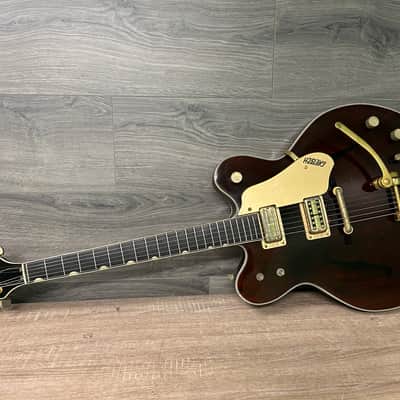 Gretsch 6122 Chet Atkins Country Gentleman 1965 Walnut Brown Guitar & Case #2691 image 10