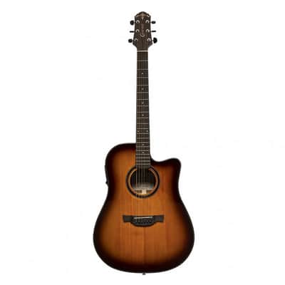 Crafter ABLE D600CE VTG Able Series Dreadnought Cutaway Solid Spruce Top Mahogany Neck 6-String Acoustic-Electric Guitar Bild 3