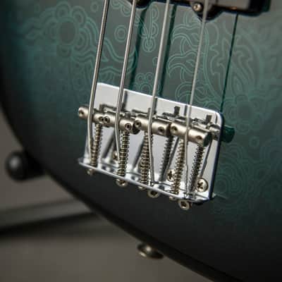 Fender Jazz Bass CUSTOM 1994 Green Paisley image 7