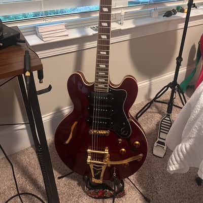 Epiphone Riviera Custom P93 2011 - Metallic Gold image 1