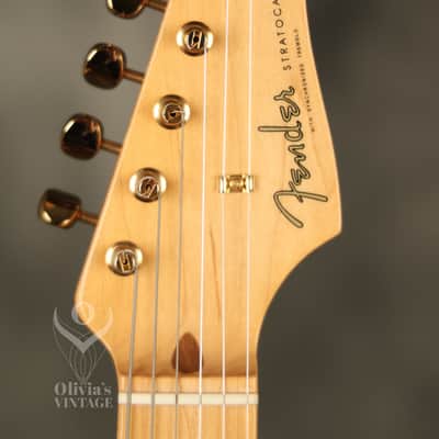 2021 Fender Limited Edition American Original 50's Stratocaster Mary Kaye Blonde image 3