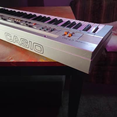 Casio CT-370 Casiotone 49-Key Synthesizer 1980s - Silver imagen 5