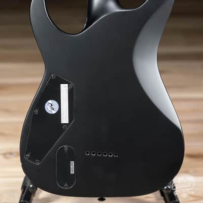 ESP LTD MH-1000 Baritone EMG Guitar – Black Satin image 7