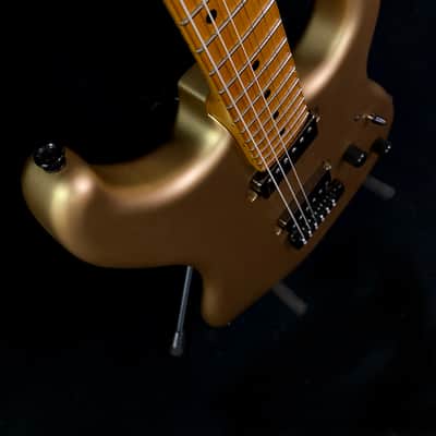 LsL Instruments Saticoy, Newhall X-Ray Tango, XT2, 22 Fret, Satin Gold, Hipshot Trem image 13