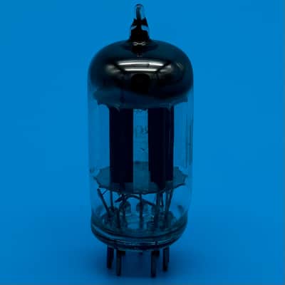 1950s RCA 12AU7 ECC82 Vintage Long Black Plate D Getter Preamp Tube! T306 image 4