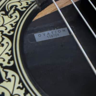 1970s Ovation 1624 Classical Acoustic-Electric Guitar image 19