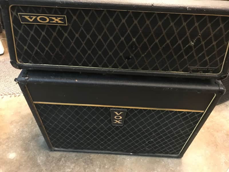 Vox V1123 Buckingham 3-Channel 35-Watt 2x12" Piggyback Guitar Amp 1967 - Black image 1