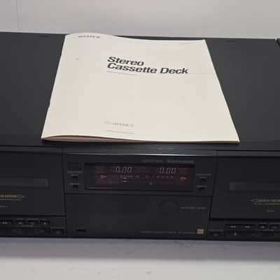 Sony TC-WR99ES 1992 - Black with wood trim image 1