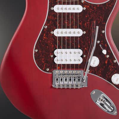 Versatile Cort G110 Electric Guitar - Open Pore Black Cherry Finish, Perfect for All Skill Levels! image 11