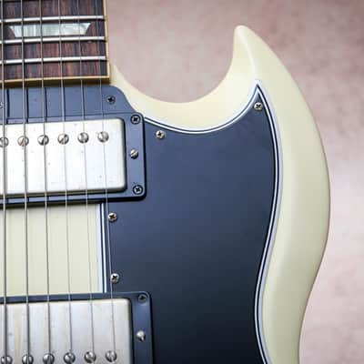 GIBSON USA Custom Shop '61 Les Paul SG Standard Reissue Vibrola VOS "White + Rosewood" (2012) image 7