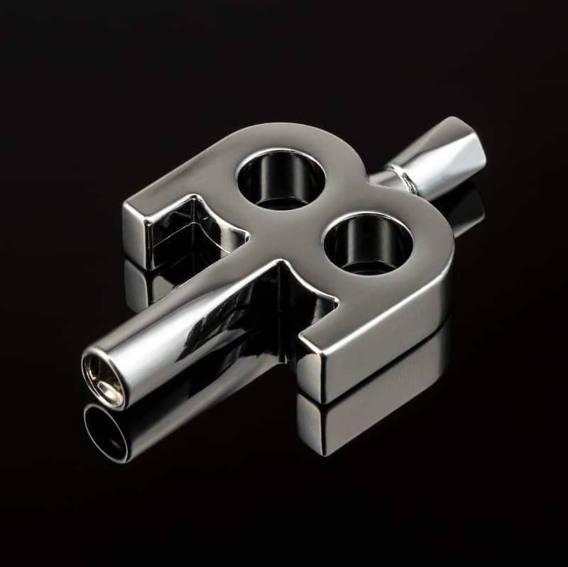 Meinl SB500 Stick & Brush Kinetic Key Chrome Plated image 1