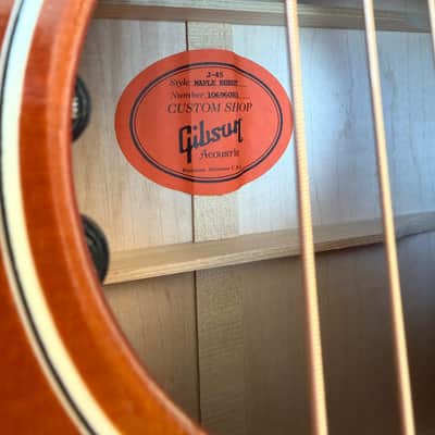 Gibson Custom Shop J45 Maple Burst - 1 of 75 - Special Run - 2016 image 6
