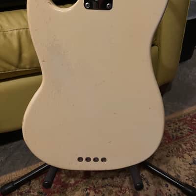 Fender Mustang Bass 1966 Olympic White image 7