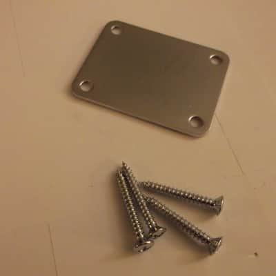 Fender Squier Neck Plate w/ Screws 51mm x 38mm holes ctc #NP6 image 6