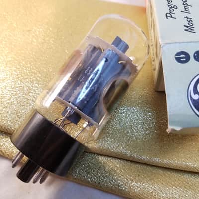 Sylvania etc. 8417 AT1000 TESTED Vacuum Tube early side and top getter hi-fi beam power pentode 1963-1965 image 1