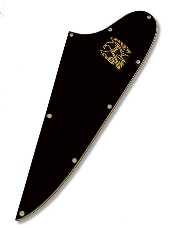 WD/GaryG's Black/Cream 5 Ply Pickguard for Epiphone Bonamassa Firebird - Black / Cream 5 Ply image 1