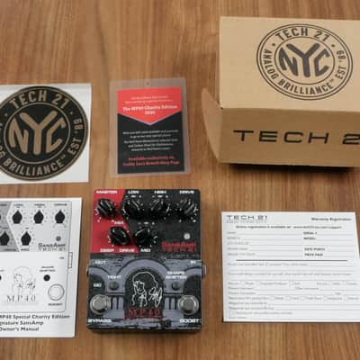 Autographed by Geddy!!!Tech 21 MP40 Limited Edition Geddy Lee Signature SansAmp Bass Drive image 2