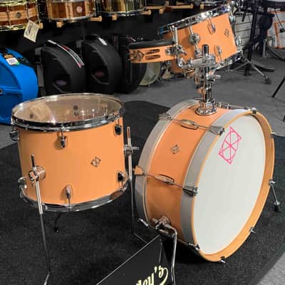 ~NEW~ Dixon PODL520PF Little Roomer 5-Piece Drum Kit Set in Peach Fuzz *IN STOCK* image 6