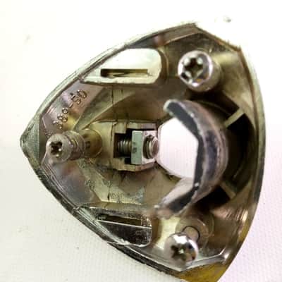 Premier #389-50 Bass Drum Mount Single Ratchet Tom Post Arm Receiver Chrome 60s image 4