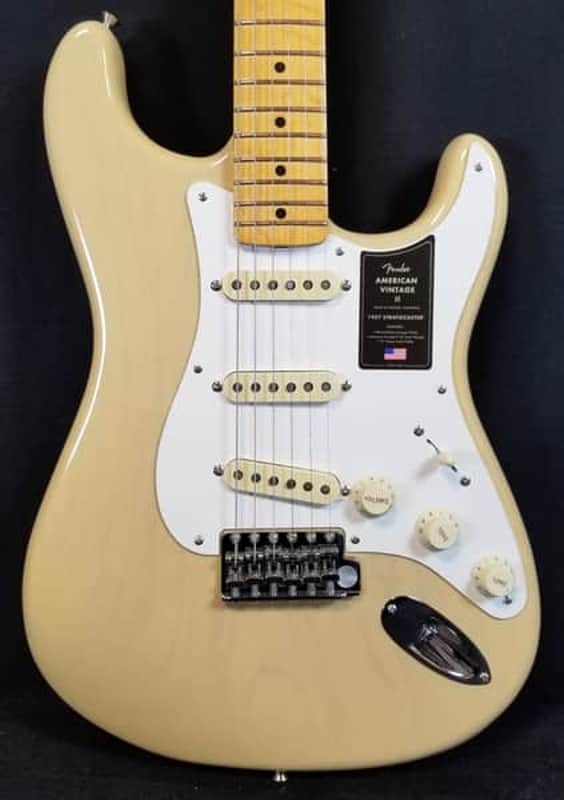 Fender American Vintage II 1957 Stratocaster, Ash Body, Maple FB, Vintage Blonde, w/HSC image 1