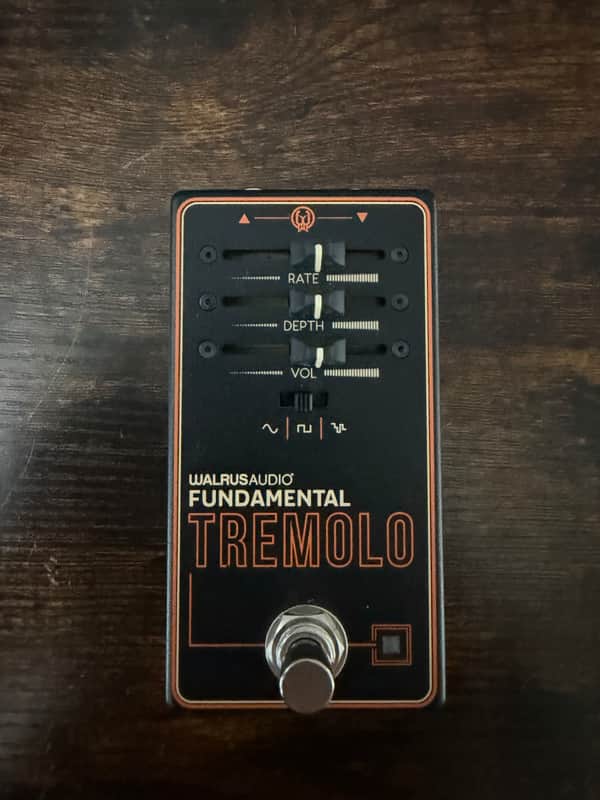 Walrus Audio Fundamental Tremolo 2023 - Present - Black / Orange image 1