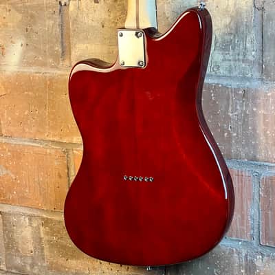 Tone Bakery Jazzbird T with Warmoth Neck and Telecaster/Firebird Pickups - Cherry Sunburst Bild 5
