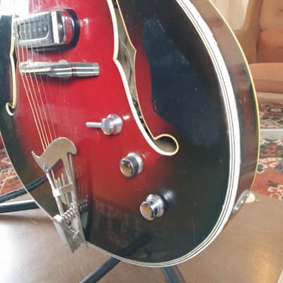 MUSIMA 1655 В Vintage Elecric GUITAR RARE USSR Hollow Semi body image 5