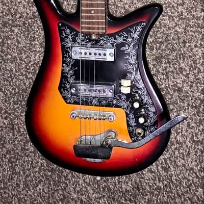 Vintage Teisco del ray  Model et-200n  Electric guitar  made in japan image 1