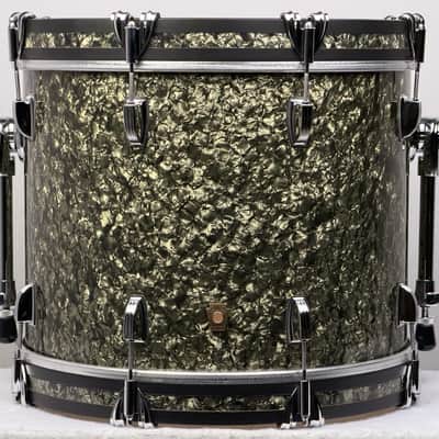 Ludwig 18/12/14" Classic Maple Jazzette Outfit - Moss Green Pearl image 5