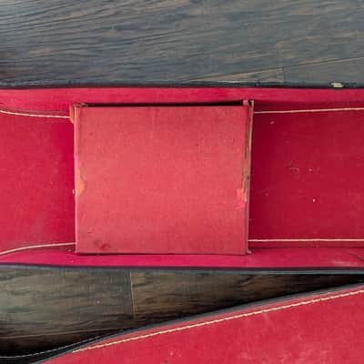 1963-65 Gibson SG Jr. Guitar Chipboard Case - Red Felt Lined, Original image 15