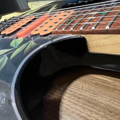 Ibanez JEM77-FP Steve Vai Signature 1997 - Black Floral Pattern image 11