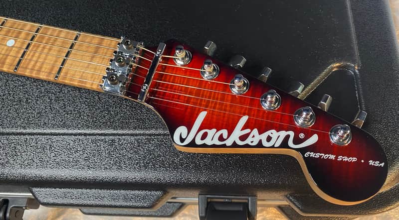 NEW ! Jackson Custom Shop Dinky HSH - Roasted Maple Neck & Fretboard - DK - 3-Tone Sunburst - Authorized Dealer - 7.5 lbs - G06672 image 1