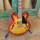 Epiphone ES-335 Semi-Hollow Electric Guitar Fiqured Raspberry Tea Burst