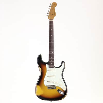 FENDER CUSTOM SHOP Limited Edition '60 Dual-Mag II Stratocaster Super Heavy Relic Aged 3-Color Sunburst [CZ561469] (04/30) image 13