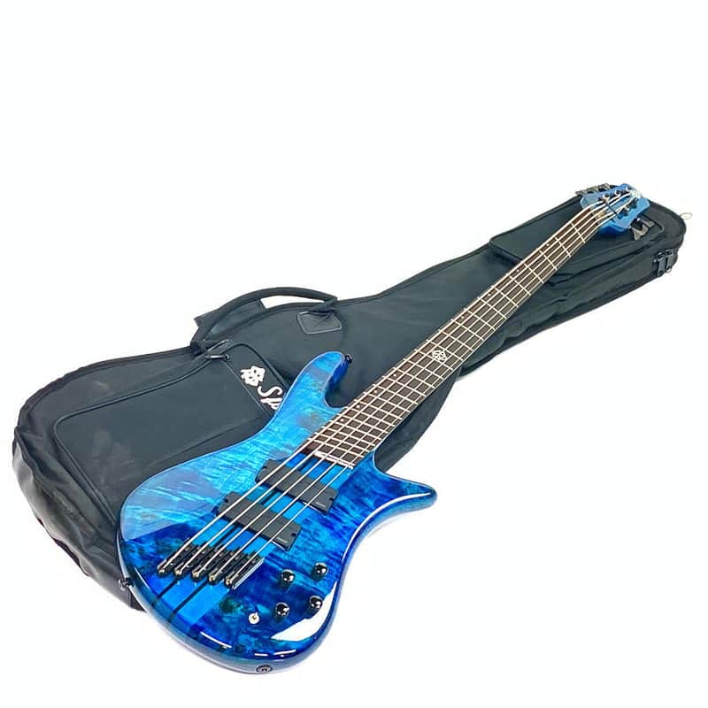 SPECTOR NS Dimension5 Black & Blue Gloss UT | Reverb