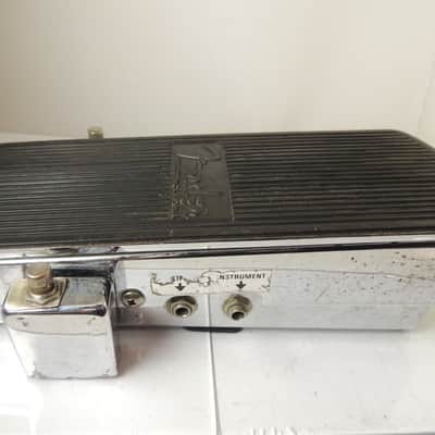 Vintage Fender Fuzz Wah Effects Pedal Chrome Free USA S&H image 5