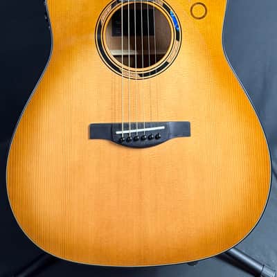 Yamaha TAG3 C TransAcoustic Dreadnought Cutaway Acoustic-Electric Guitar Sand Burst w/ Case (437)