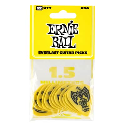 Ernie Ball 1.5mm Everlast Guitar Picks 12-pack image 2