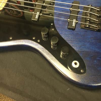 T.Davis Customs Muchaman J Bass 2017 Trans Blue image 1
