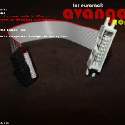 • XT50 • Power Extension Ribbon Cable for Eurorack Power Bus • Nordstream2 Series • Avantgarde Sound 2024 image 2