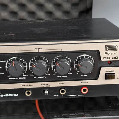 Roland DC-30 Analog Chorus-Echo 1979 - 1983 - Black / Silver image 4