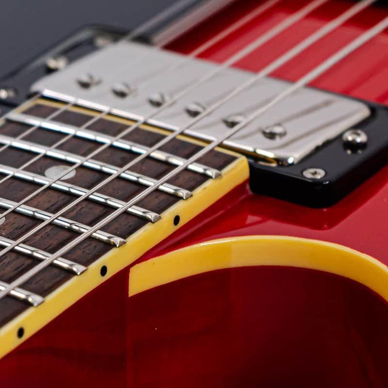 Burny RSA-60 ES-335 Style Guitar Cherry Red w/ Dual Humbuckers