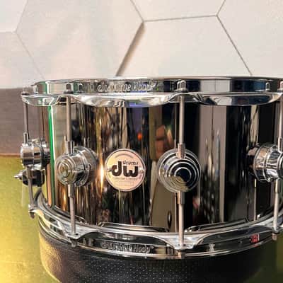 DW DW Collectors Series Black Nickel Over Brass Snare Drum 14x6.5" image 2
